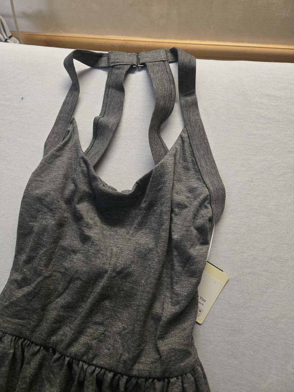 HALARA U Neck Pocket Herem Jumpsuit